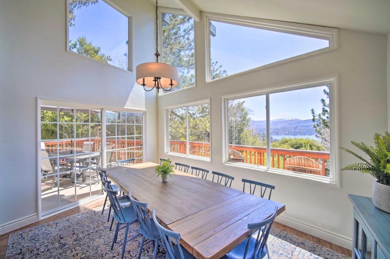 Stunning Lake Arrowhead Home Decks And Hot Tub Exterior photo